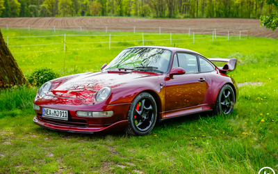 Porsche 911 993 RUF Turbo WLS 1 Arenarot-Metallic lückenloses Scheckheft original Porsche GT2 Aerokit (1997)