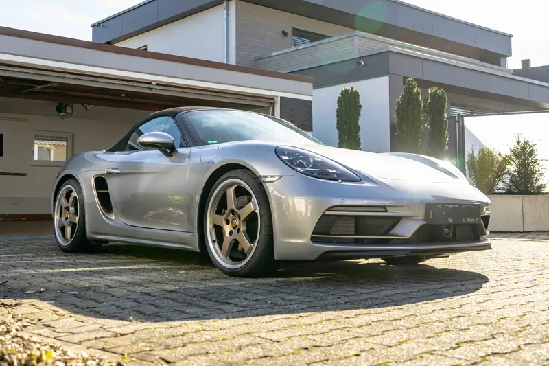 Porsche 982 Boxster 25 years special model complete checkbook Special equipment from 1st hand 1,250 pieces worldwide (2021)