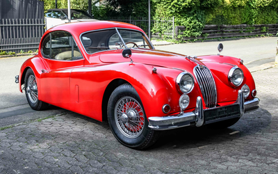 Jaguar XK 140 FHC aus 2.Hand Matching Numbers Teilrestauriert 1 von ca. 2.800 Exemplaren (1956)