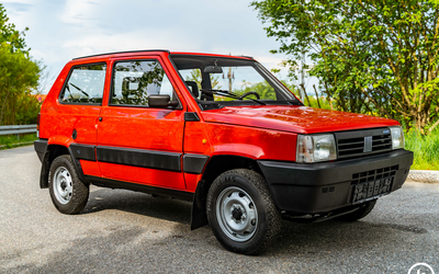 Fiat Panda Trekking 4X4 Rosso Racing Erstlack Sammlerfahrzeug (1993)