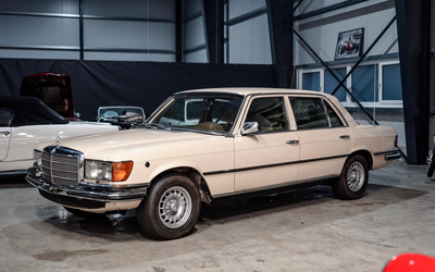 Mercedes-Benz W116 450 SEL Sonderschutz/Panzerung 1 von 292 Stück In Hellelfenbein Aus 3. Hand Umfangreiche Sonderausstattung Niveauregulierung V8-Motor (1979)