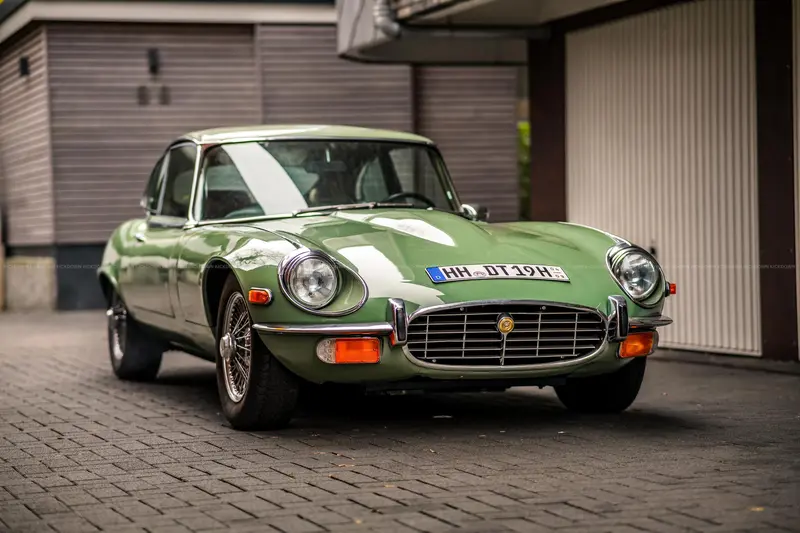 Jaguar E-Type V12 S3 from 3rd hand US-Import Certificate Note 2- Extensive investments (1972)