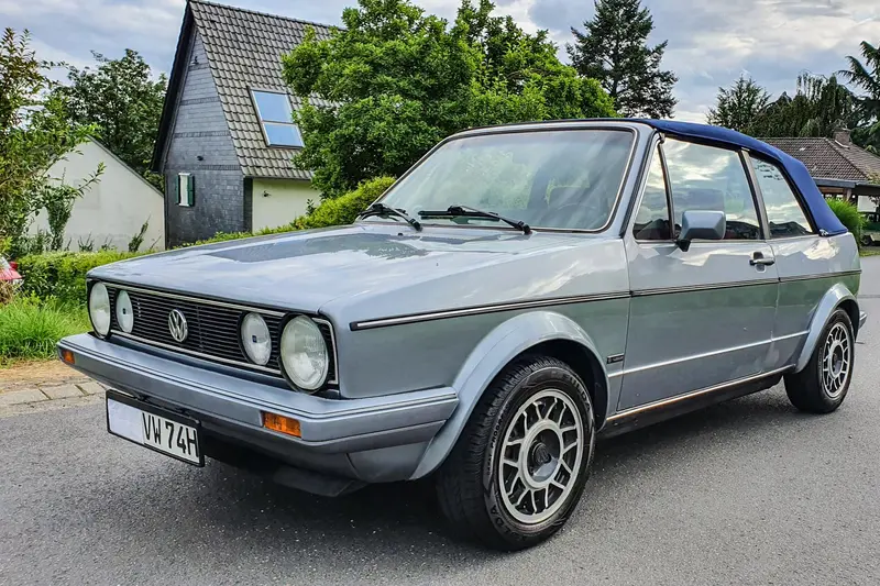Volkswagen Golf 1 Karman Cabrio neues Verdeck toller Zustand TÜV Persenning (1987)