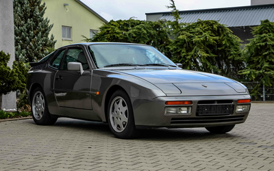 Porsche 944 S2 Coupé stone grey electric windows timing belt new German first delivery (1989)
