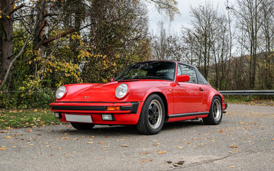 Porsche 911 Carrera 3.2 Targa G-Model (1988), 1st hand, complete checkbook, accident-free, G50 gearbox