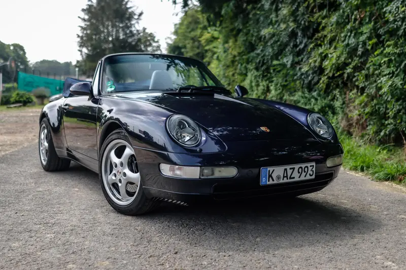 Porsche 911 993 Carrera Cabriolet with German registration and valuation report (1994)