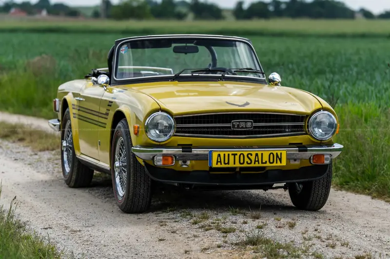 Triumph TR6 (1975) H-Kennzeichen, seltene Farbkombination, gepflegter Originalzustand, TÜV neu