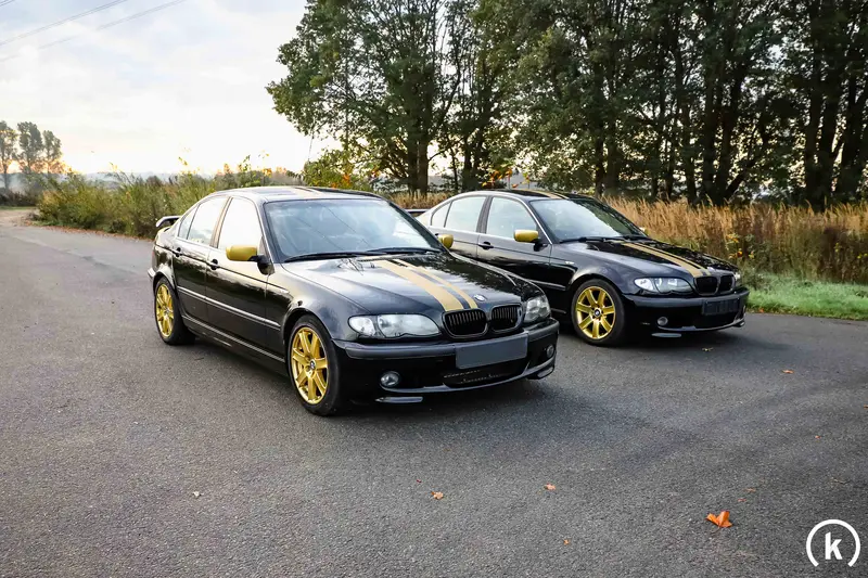BMW E46 330i und BMW E46 320i Limousine Tatort Drehfahrzeuge (2003)