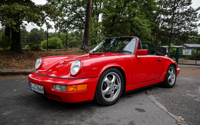 Porsche 964 911 Carrera 2 Cabriolet (1991), low mileage, valuation report from 2023 with grade 2