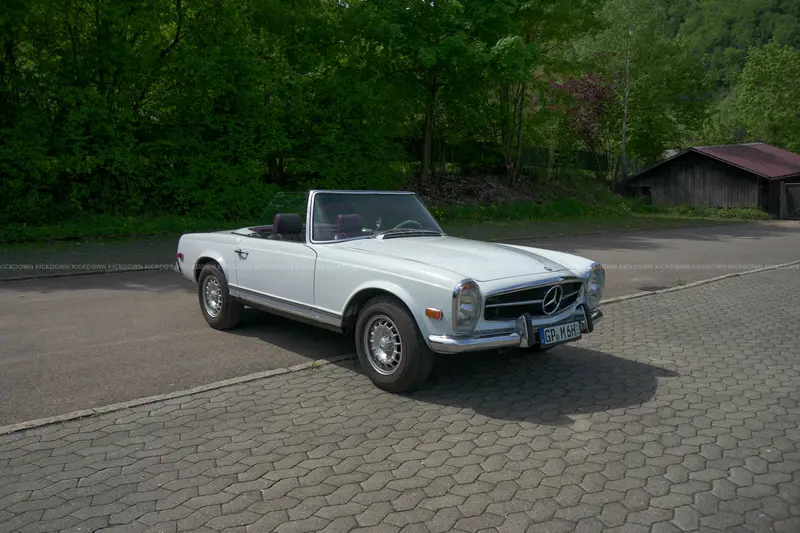 Mercedes-Benz 280 SL Pagode W113 (1970), US-Import, seltene Farbkombination, neuer Service durchgeführt