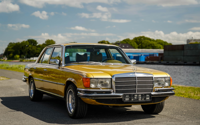 Mercedes-Benz 350 SE W116 (1979), collector's vehicle, Klimatronic climate control, vehicle rating 2+