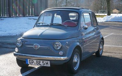 Fiat 500F (1965), frühes "otto bulloni"-Modell, komplett restauriert