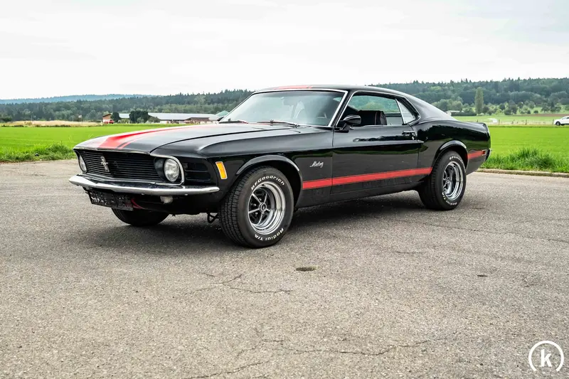 Ford Mustang Coupé V8 300PS 15" Chrom Servo (1970)