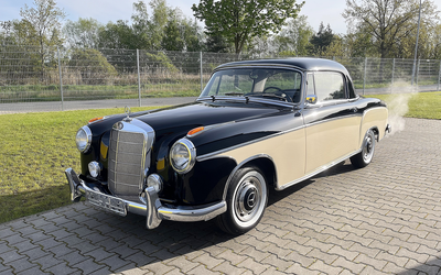 Mercedes-Benz W128 220 SE steel sliding roof version Rarity Partially restored Expert opinion Note 2 (1959)