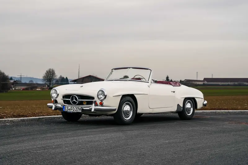 Mercedes-Benz W121 190SL, klassische Farbkombination, restauriert, umfangreiche Dokumentation (1962)
