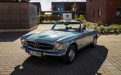 Mercedes-Benz W113 280SL Pagode (1970), umfassende Servicehistorie, komplett restauriert, seit 37 Jahren im aktuellen Besitz