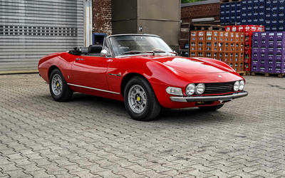 Fiat Dino 2400 Spider Partially restored from 2nd hand folding roof matching numbers 5-speed manual gearbox Ferrari V6 engine with 180 hp only 14,500 km (1971)