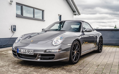 Porsche 911 997 Carrera S Cabriolet (2007), Turbo-Sitze, Lückenloses Scheckheft