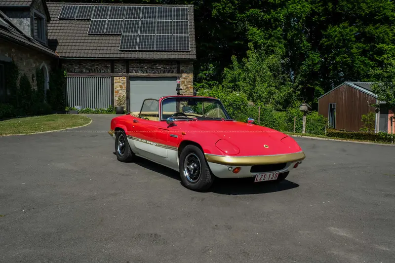 Lotus Elan Sprint (1969), seit 32 Jahren im gleichen Besitz, Big Valve Zylinderkopf und 126 PS, Gutachten Note 2, signiert von Romain Grosjean