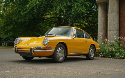 Porsche 912 SWB (1967), 5-Gang, Bahama Yellow, neu lackiert, Liebhaberfahrzeug