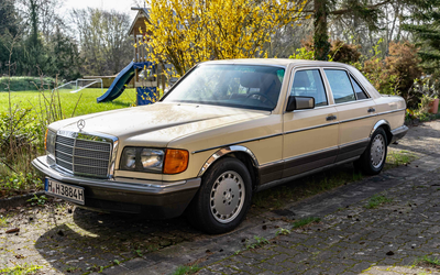 Mercedes-Benz W126 380 SE Taxi Klimaautomatik Radio Becker Mexico Grand Prix Tempomat Innenraum im guten Zustand (1984)