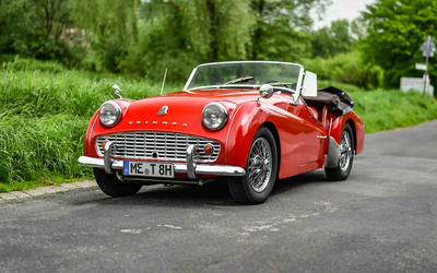 Triumph TR3 A Overdrive Persenning guter Zustand (1959)