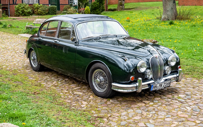 Jaguar Mk2 3.8 RHD Großes Faltschiebedach Original Servolenkhilfe 4-Gang-Schalter mit Overdrive (1961)