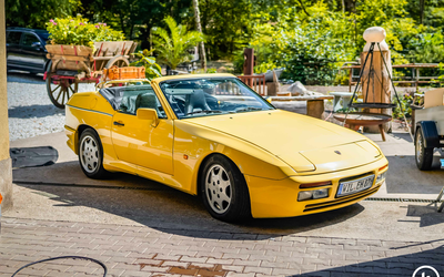 Porsche 924S Bieber convertible convertible soft top rare conversion (1986)