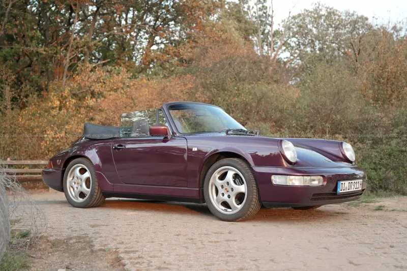 Porsche 911 964 Carrera 2 Cabriolet (1991), Handschalter, deutsches Fahrzeug, seit 30 Jahren im Familienbesitz, erst 73.056 originale Kilometer