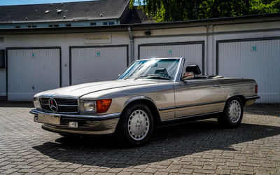 Mercedes Benz R107 280 SL (1985), Garagenfahrzeug, gepflegter Gesamtzustand, umfangreiche Investitionen