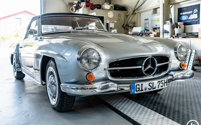 Mercedes-Benz W121 190 SL restauriert in Sammlerzustand Motor und Technik revidiert seitdem 400 Km (1961)