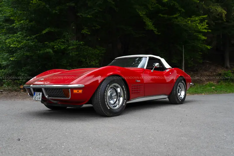 Corvette C3 Cabriolet (1972), begehrtes Chrommodell mit Big Block, komplett restauriert, Classic Analytics Note 1-