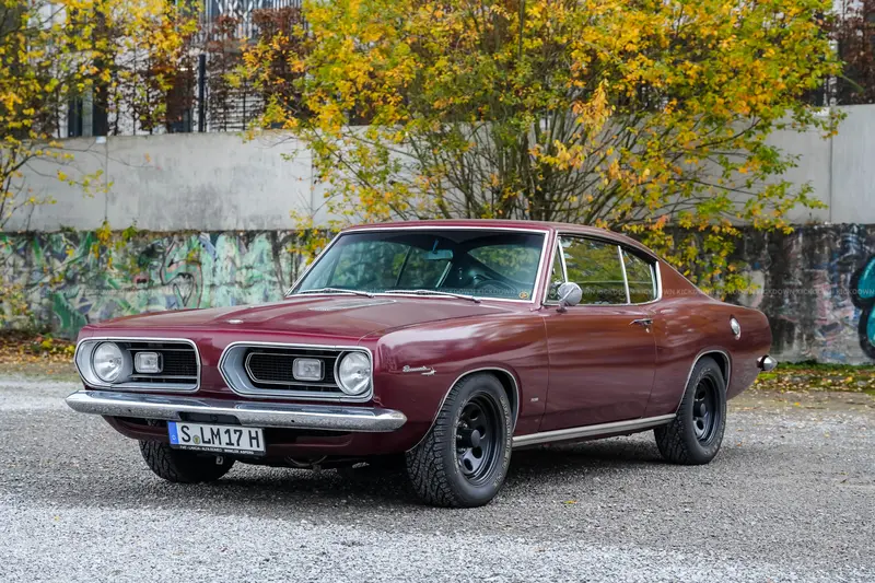 Plymouth Barracuda (1967), 5,9-Liter-Motor, Gutachten Note 2, neue Bremsen