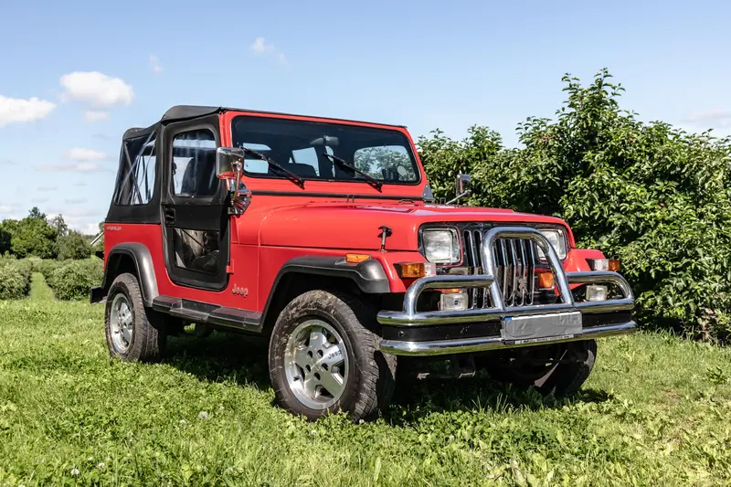 Jeep Wrangler aus 3. Hand Seit 1994 im Besitz Gutachten Note 3+ (1993)