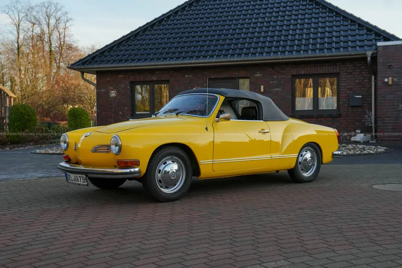 Volkswagen Karmann Ghia Convertible (1973), German vehicle, restored, H license plate