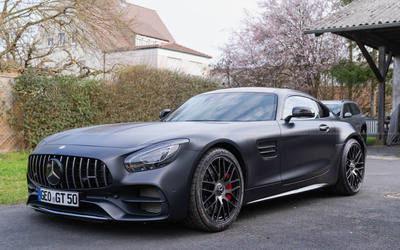 Mercedes-Benz AMG GTC 50 in Matt Schwarz, Top Zustand mit geringer Laufleistung, sportlichen und elegante Optik (2018)