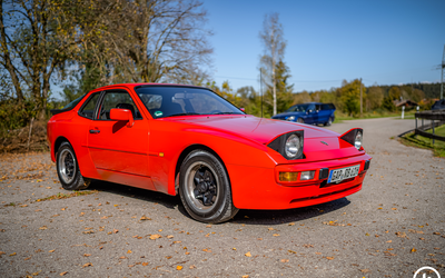 Porsche 944 Indischrot Pascha Muster Scheckheft 1. Hand (1983)