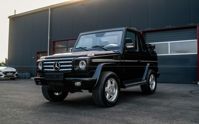 Mercedes Benz G 350 CDI Cabriolet with AMG package, with a service history of only 43,000 km (2010)