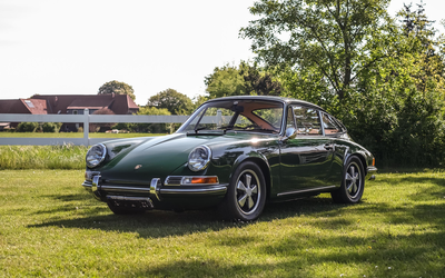 Porsche 911T Coupe in Irisch grün Fuchs Felgen Umfangreich Restauriert Motor Revidiert (1970)