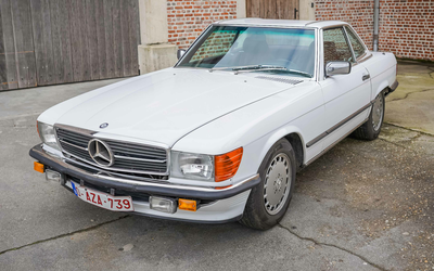 Mercedes Benz R107 560 SL Tempomat Klima Hardttop äußerst guter Zustand aus priv. Sammlung (1988)
