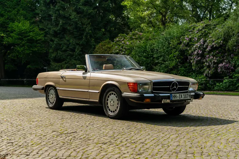 Mercedes-Benz R107 SL 380 (1984) mit TÜV und H-Kennzeichen, Classic Data 3+, Originalzustand
