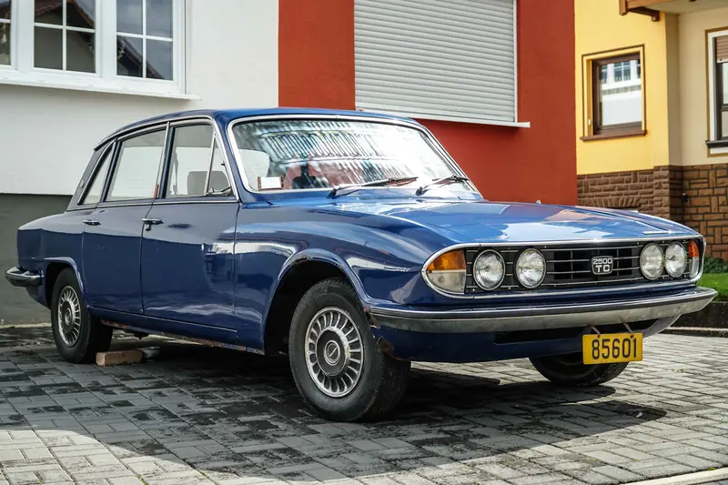 Triumph 2500TC seltenes Restaurationsobjekt Aus 2. Hand Overdrive Ausstattung Mit Europäischem Lenker (1976)